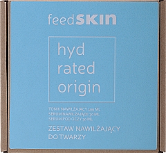 Парфумерія, косметика Набір - Feedskin Hydrated Origin (tonik/100ml + f/serum/30ml + eye/seum/30ml)