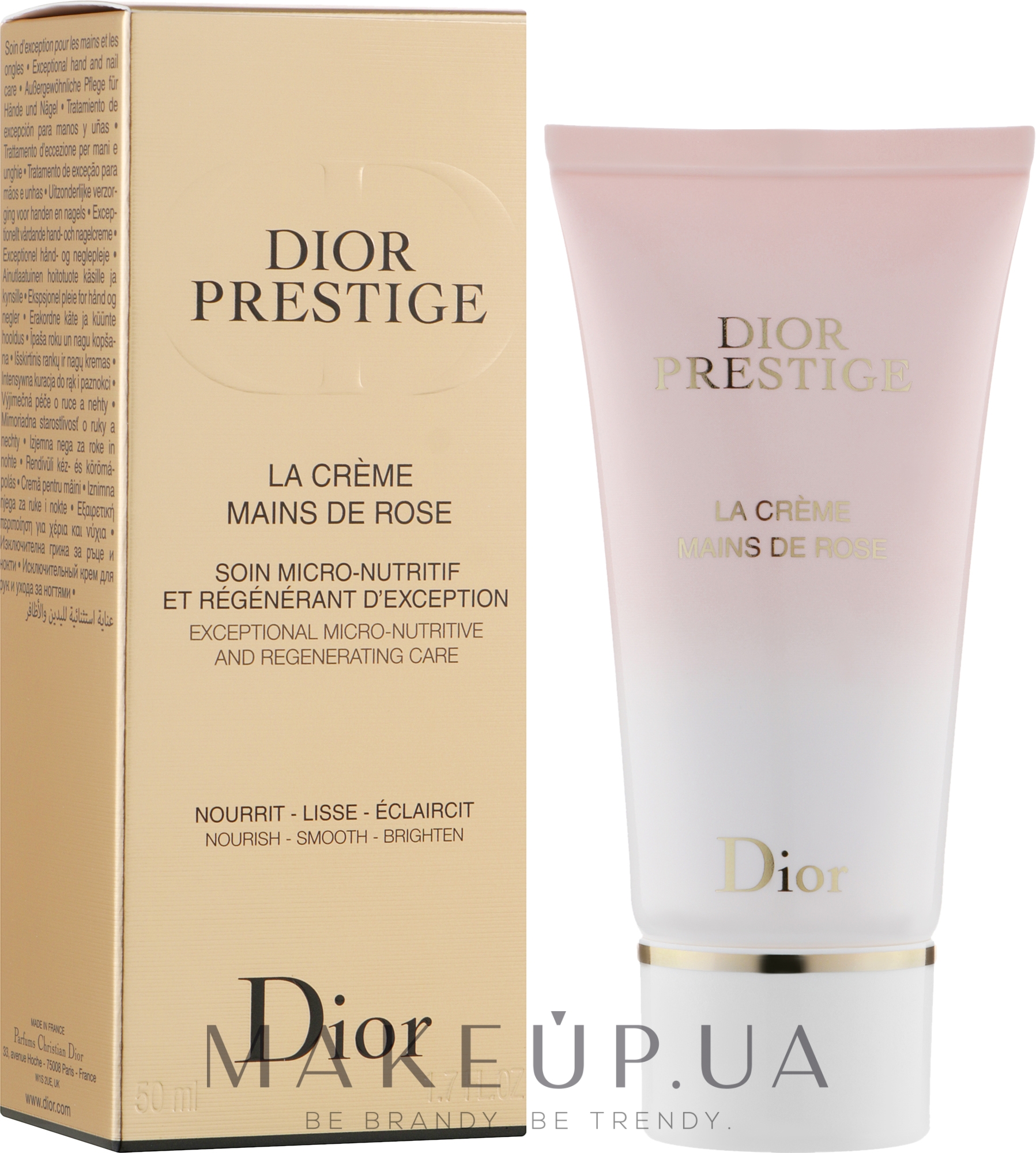 Крем для рук - Dior Prestige La Cream Mains De Ros — фото 50ml