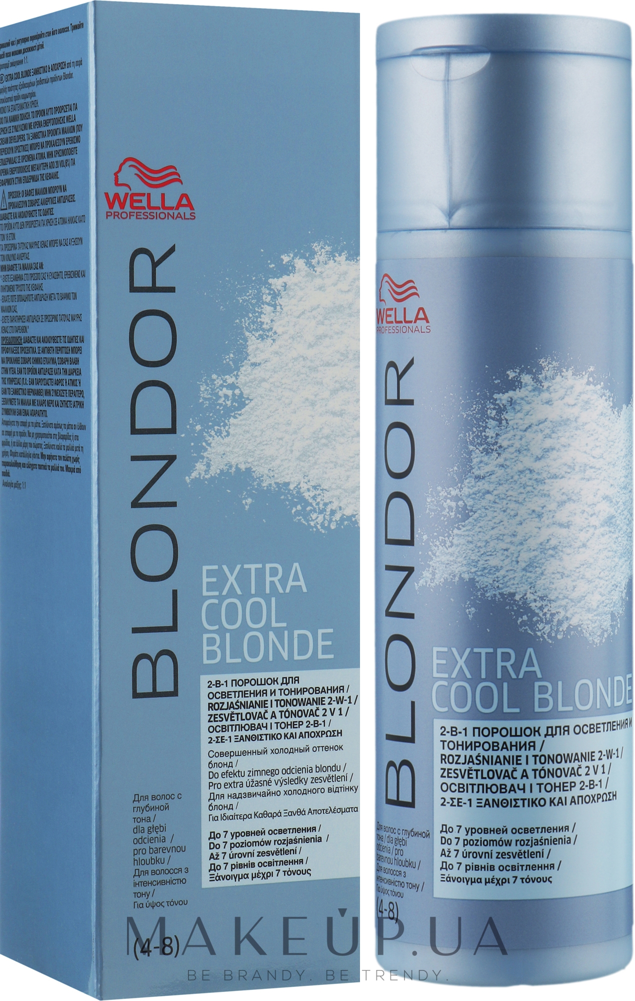 Порошок для осветления и тонирования - Wella Professionals BLONDOR Extra Cool Blonde — фото 150g