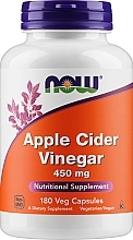 Парфумерія, косметика Харчова добавка "Яблучний оцет", 450 мг - Now Foods Apple Cider Vinegar