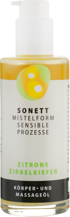 Органическое массажное масло "Цитрус" - Sonnet Citrus Massage Oil — фото N2