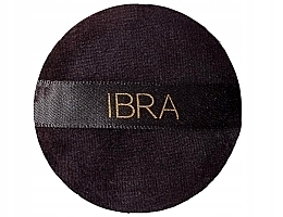 Пушок для макіяжу, чорний - Ibra — фото N1