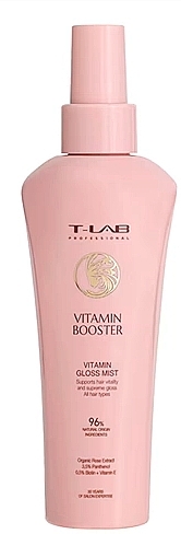 Спрей для розгладження волосся - T-Lab Professional Vitamin Booster Vitamin Gloss Mist — фото N1