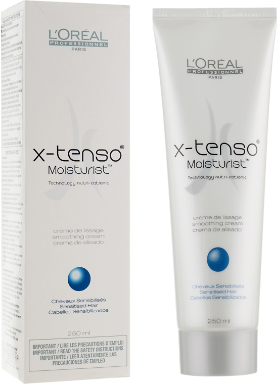 Выпрямляющий крем для чувствительных волос - L'oreal Professionnel X-tenso Moisturist Hair Smoothing Treatment — фото N1