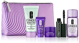 ПОДАРОК! Набор - Clinique Gift (remover/30ml + f/soap/30ml + serum/5ml + eye/cr/5ml + mascara/3.5ml + bag) — фото N1