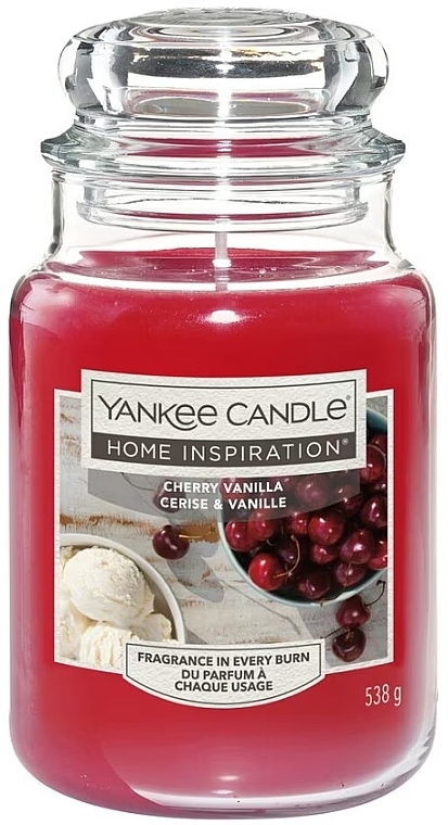 Ароматическая свеча в банке - Yankee Candle Home Inspiration Cherry Vanilla — фото N2