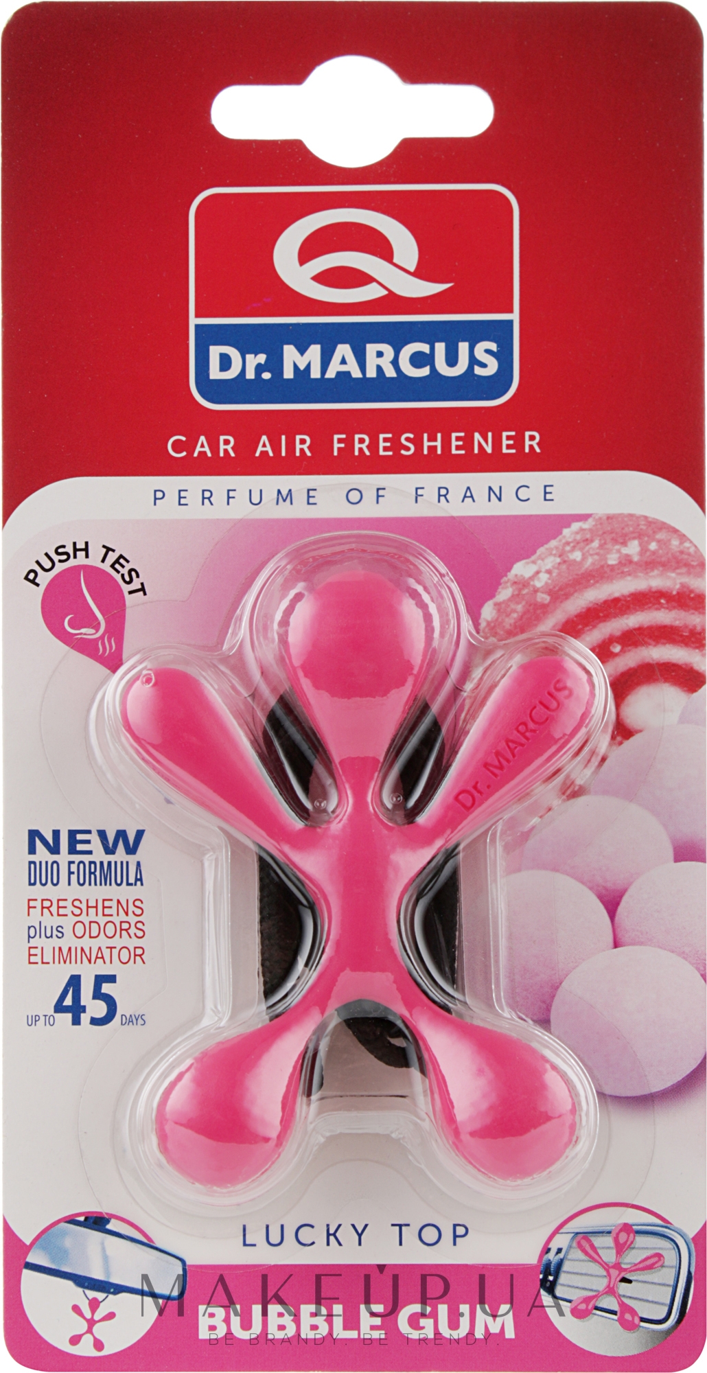 Ароматизатор повітря для автомобіля "Жуйка" - Dr.Marcus Lucky Top Bubble Gum — фото 23g
