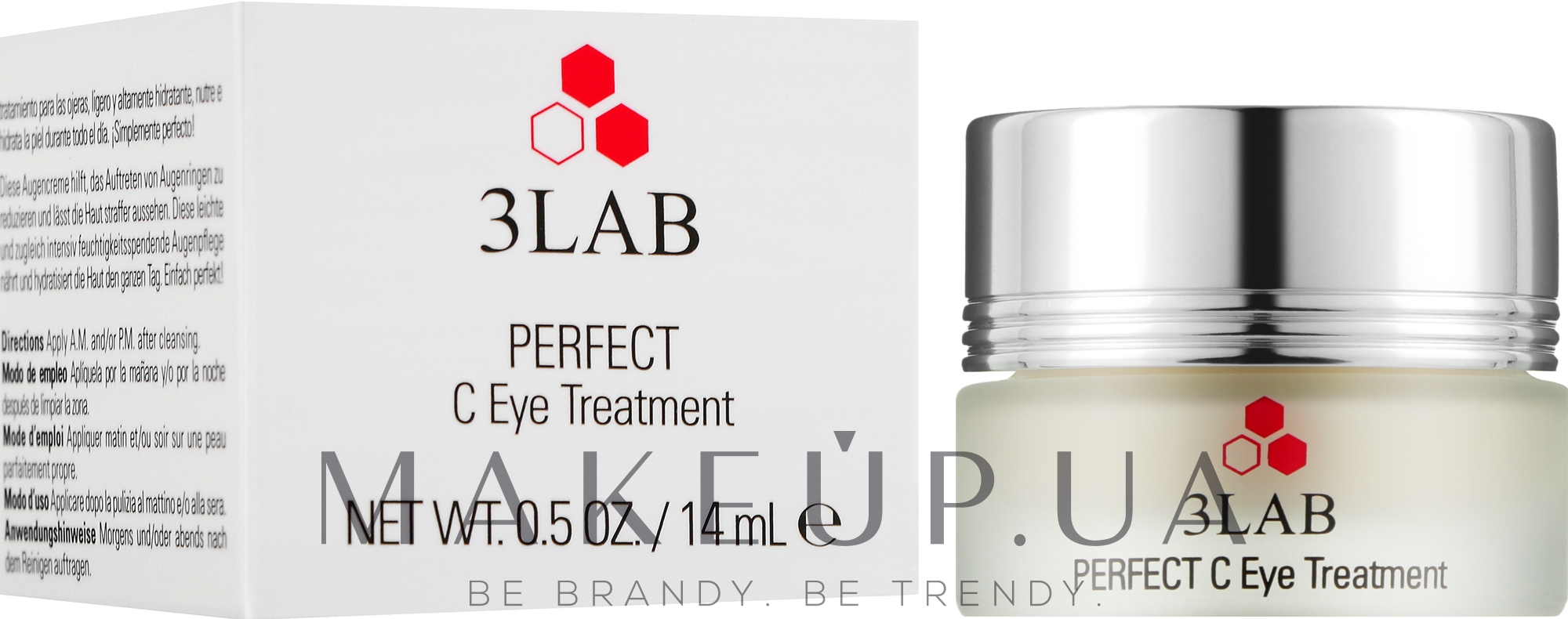 Крем для глаз с Витамином С - 3Lab Perfect C Eye Treatment — фото 14ml