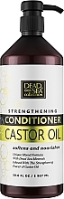 Кондиціонер для волосся з рициновою олією та мінералами Мертвого моря - Dead Sea Collection Conditioner With Castor Oil — фото N1