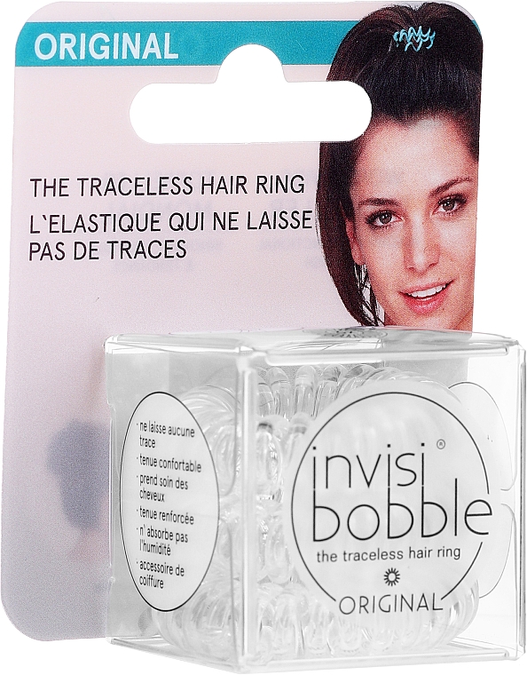 Резинка-браслет для волос - Invisibobble Original Crystal Clear — фото N2