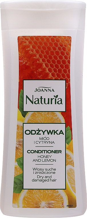 Кондиціонер для сухого і пошкодженого волосся "Мед і лимон" - Joanna Naturia Conditioner With Honey And Lemon — фото N4