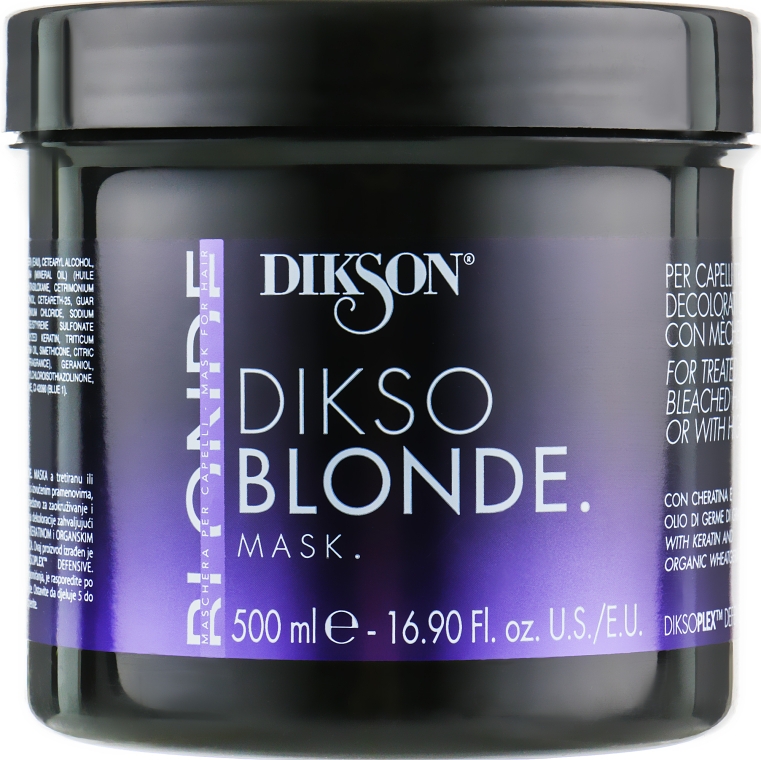 Маска для обесцвеченных и мелированных волос - Dikson Dikso Blonde Mask