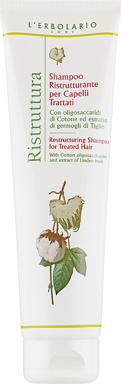 Шампунь для відновлення фарбованого волосся - l'erbolario Shampoo Ristrutturante per Capelli Trattati