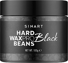 Віск для депіляції в гранулах "Чорний" - Sinart Hard Wax Pro Beans Black — фото N1