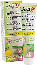 Крем для депіляції волосся на тілі - Daen Hair Removal Cream Aloe Vera — фото N1