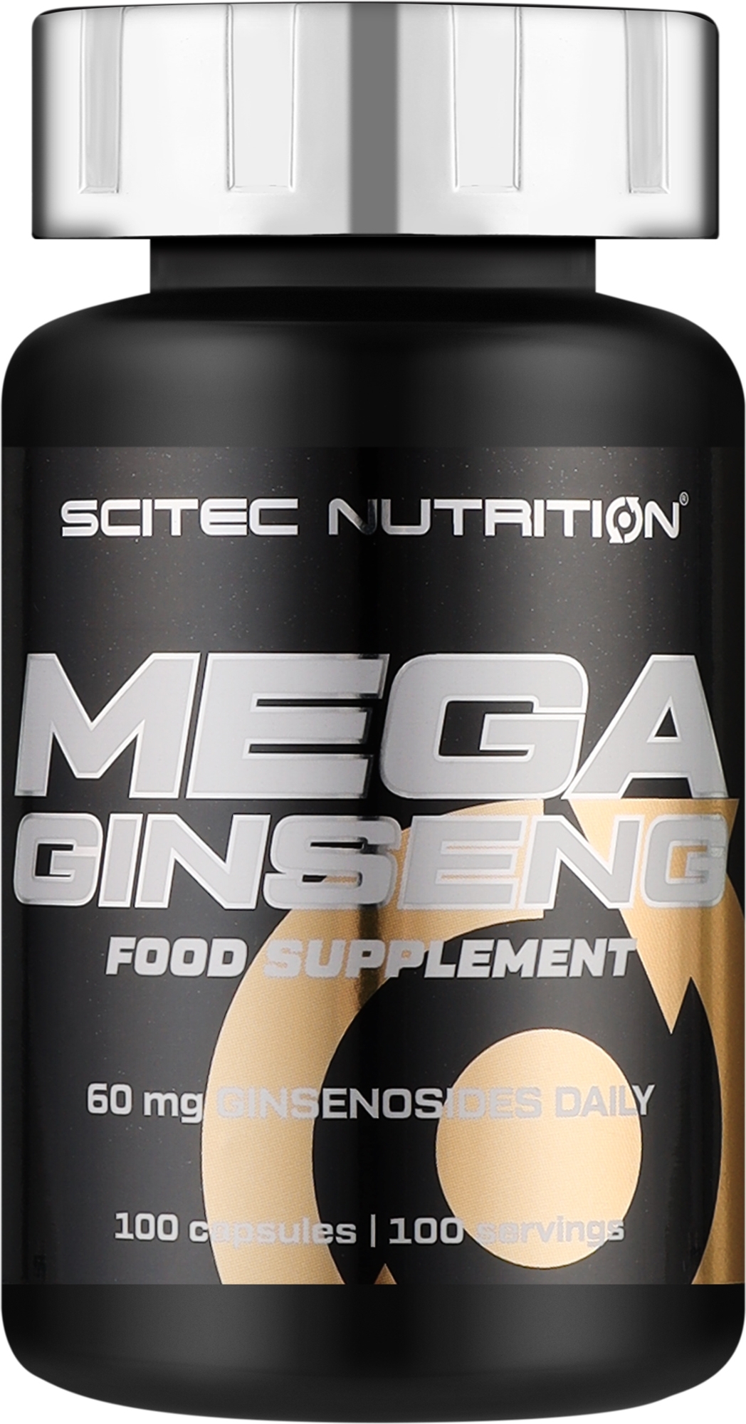 Пищевая добавка "Женьшень" - Scitec Nutrition Mega Ginseng — фото 100шт