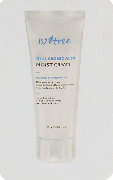 Крем для глубокого увлажнения кожи - Isntree Hyaluronic Acid Moist Cream (пробник) — фото N1