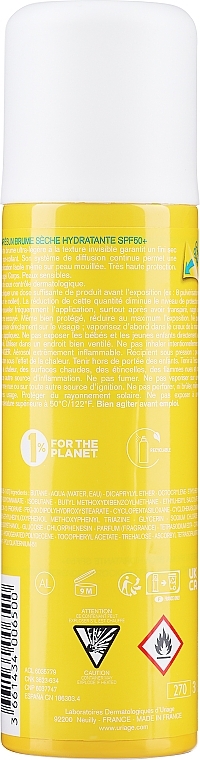 Солнцезащитный спрей-дымка для тела - Uriage Bariésun Brume Sèche SPF 50+ — фото N2