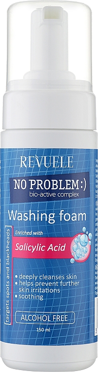 Пенка для умывания с салициловой кислотой - Revuele No Problem Washing Foam With Salycylic Acid