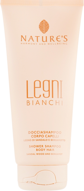 Шампунь-гель для душа - Nature's Legni Bianchi Shampoo & Shower Gel — фото N2