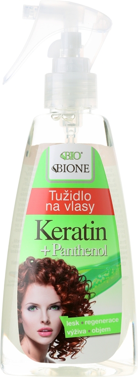 Спрей для волосся - Bione Cosmetics Keratin + Panthenol Hair Spray — фото N1