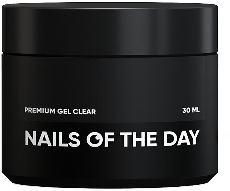 Моделювальний гель для нігтів, прозорий - Nails Of The Day Premium Gel Clear — фото N1