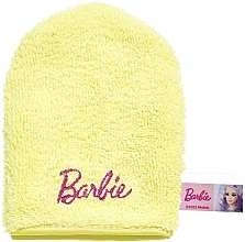 Рукавичка для зняття макіяжу "Барбі", жовта - Glov Water-Only Cleansing Mitt Barbie Baby Banana — фото N1