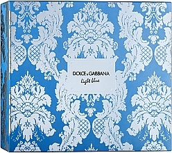 Духи, Парфюмерия, косметика Dolce & Gabbana Light Blue - Набор (edt/100ml + b/cr/50ml + edt/10ml)