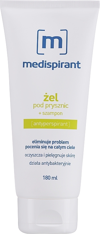 Гель для душа - Medispirant Shower Gel + Shampoo Antiperspirant — фото N1