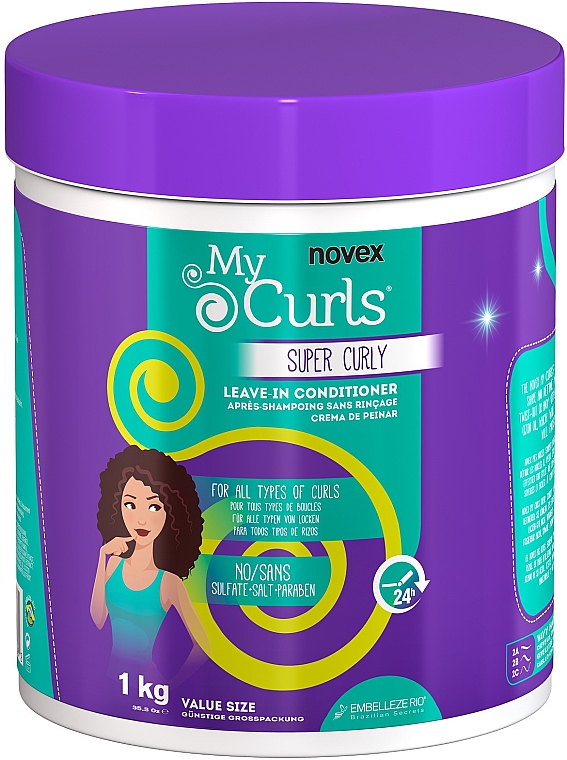 Незмивний кондиціонер - Novex My Curls Super Curly Leave-In Conditioner — фото N1
