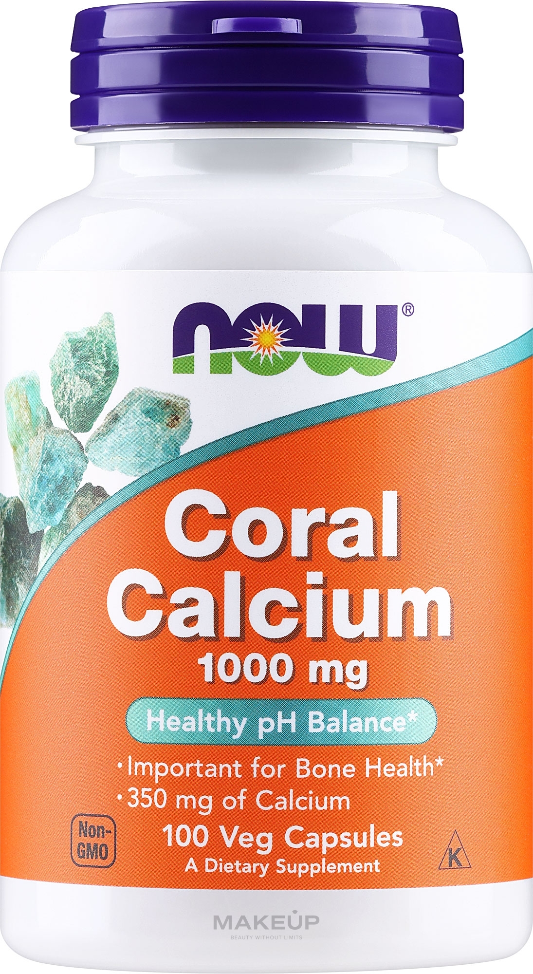 Кальций в капсулах, 100 шт - Now Foods Coral Calcium — фото 100шт