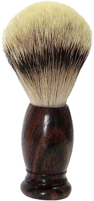 Помазок для бритья, розовое дерево - Golddachs Shaving Brush Silver Tip Badger Rose Wood — фото N1