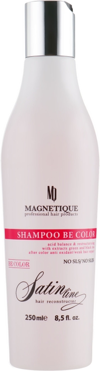 Шампунь для захисту кольору волосся - Magnetique Satin Line Shampoo Be Color — фото N1