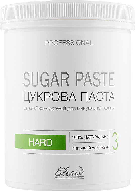 Цукрова паста для шугарингу, щільна - Elenis Professional Hard — фото N3