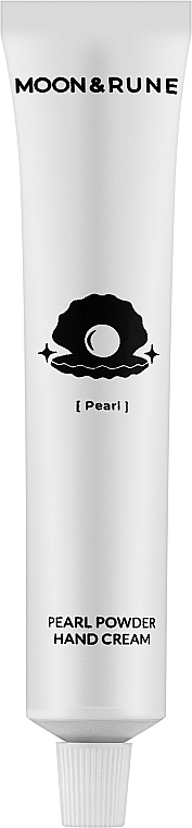 Делікатний крем для рук з апельсиновим цвітом та пудрою перлів - Moon&Rune Pearl Powder Hand Cream — фото N1