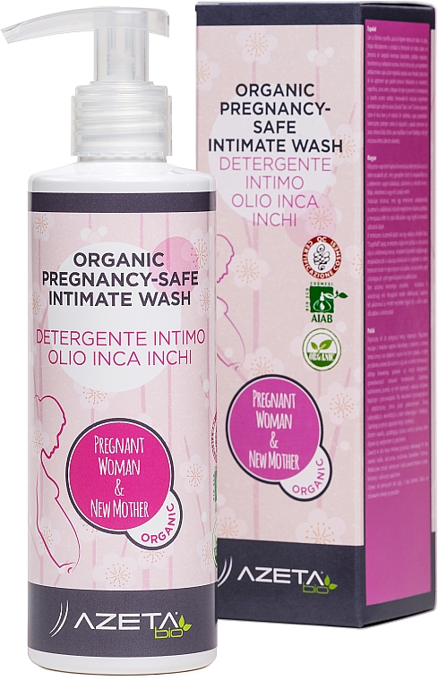 Органическое средство для интимной гигиены беременных - Azeta Bio Organic Pregnancy-Safe Intimate Wash — фото N1