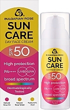 Крем для лица, дневной с защитой SPF 50 - Bulgarian Rose Sun Care Day Face Cream SPF 50 — фото N2