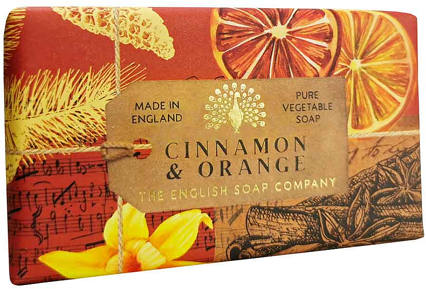 Мило "Кориця й апельсин" - The English Anniversary Cinnamon and Orange Soap — фото N1