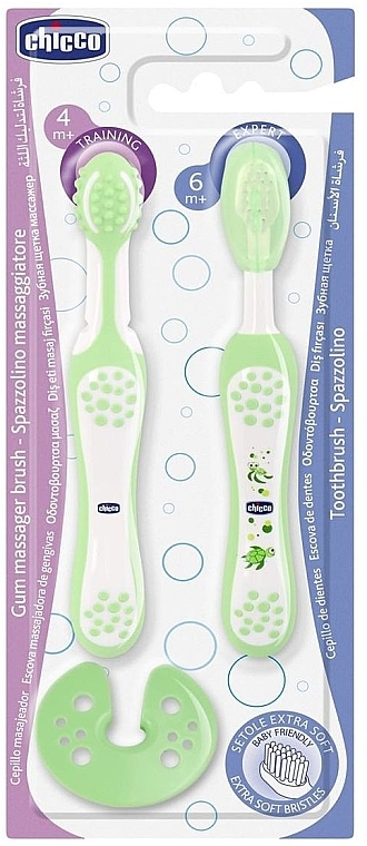 Набір зубних щіток - Chicco Learning Set — фото N4