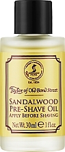 Духи, Парфюмерия, косметика Масло до бритья "Сандаловое дерево" - Taylor of Old Bond Street Sandalwood Pre-Shave Oil