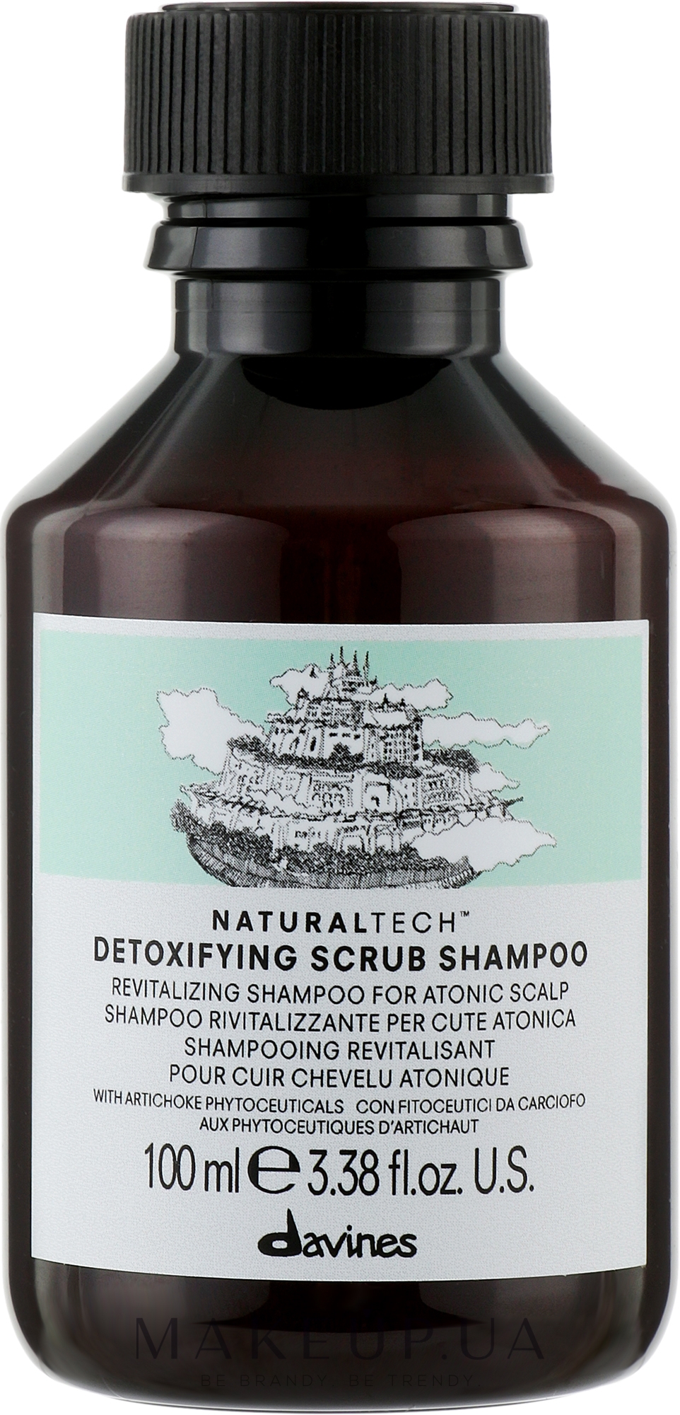 Шампунь-скраб детоксицирующий - Davines Detoxifying Shampoo — фото 100ml
