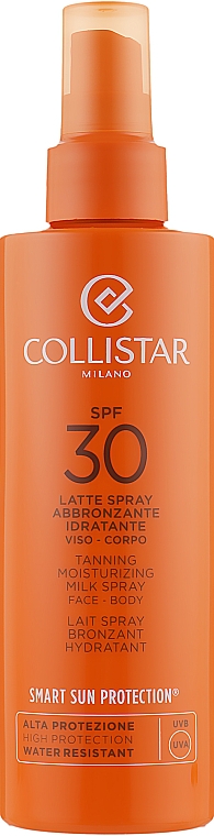 Спрей для загара - Collistar Tanning Moisturizing Milk Spray SPF 30