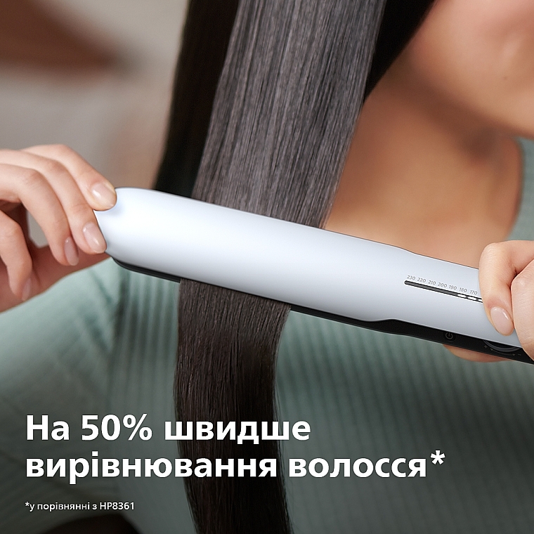 Стайлер для волос, голубой - Philips Straightener Series 5000 BHS520/00 — фото N7