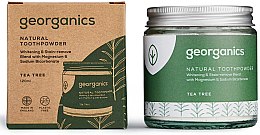 Натуральный зубной порошок - Georganics Tea Tree Natural Toothpowder — фото N2
