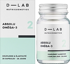 Пищевая добавка "Омега 3" - D-Lab Nutricosmetics Pure Omega-3 — фото N2