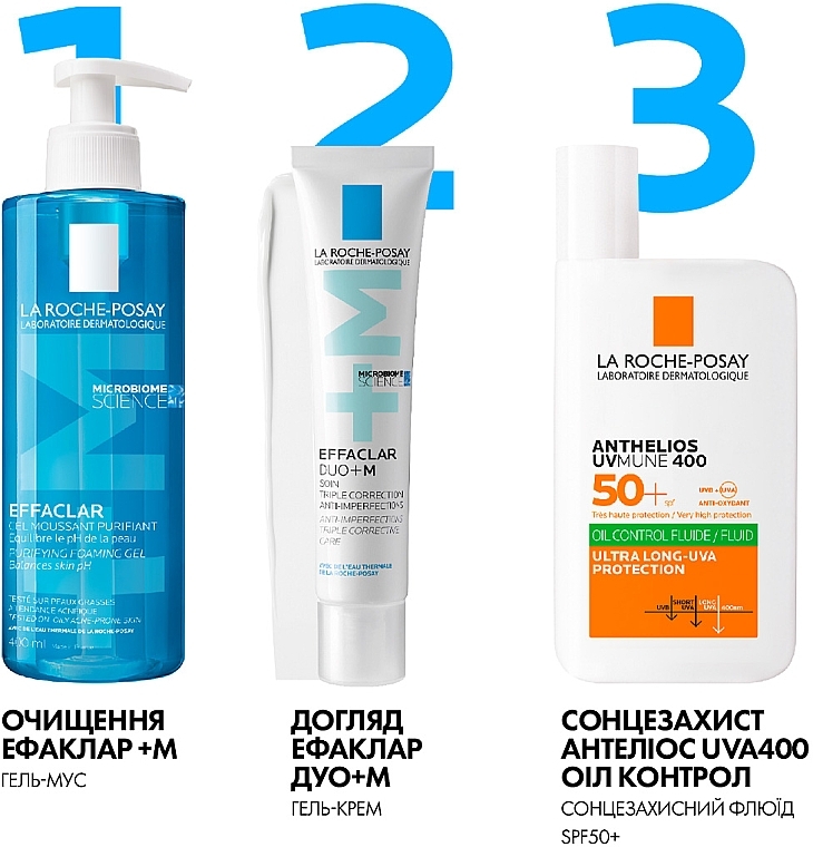 Гель-мус для очищення проблемної шкіри - La Roche-Posay Effaclar + M Purifying Foaming Gel (змінний блок) — фото N11