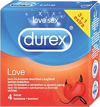 Презервативы, 4 шт - Durex Love — фото N1