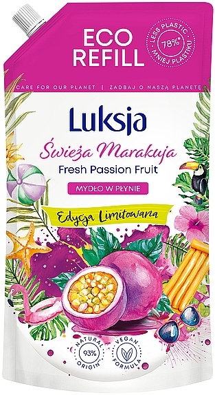 Рідке мило "Свіжа маракуя" - Luksja Fresh Passion Fruit — фото N1