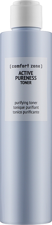 Тонік для обличчя, очищувальний, відновлювальний - Comfort Zone Active Pureness Toner — фото N1