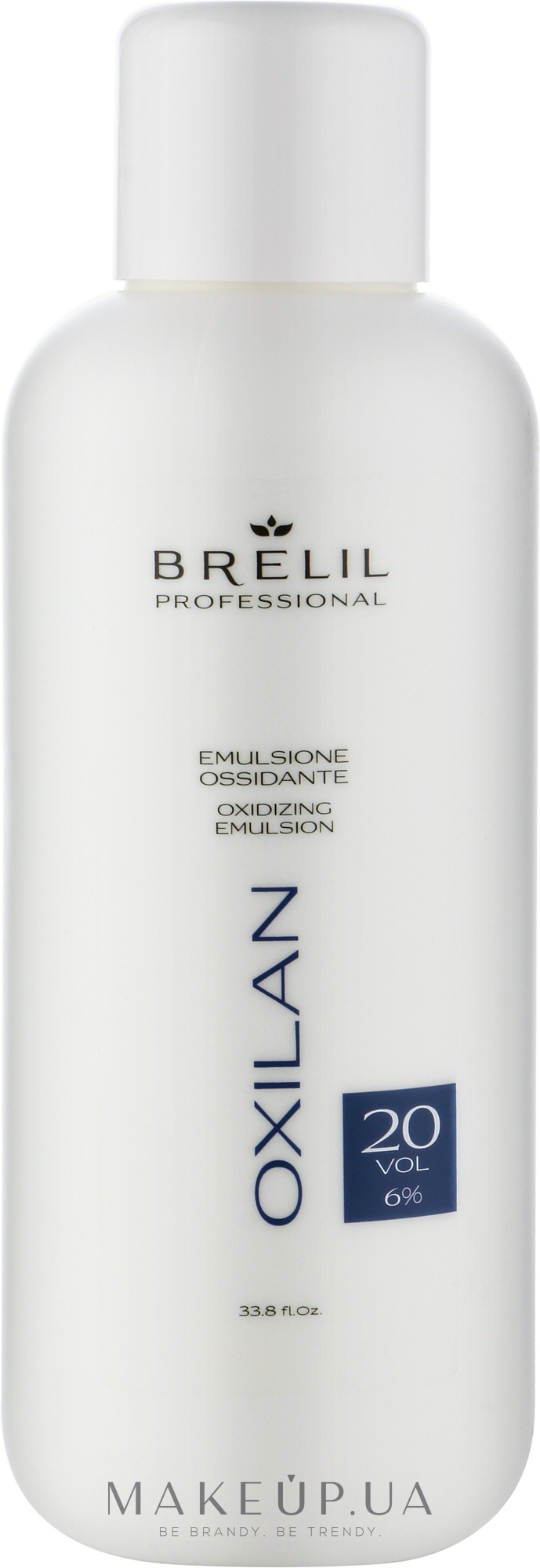 Окислительная эмульсия - Brelil Soft Perfumed Cream Developer 20 vol. (6%) — фото 1000ml